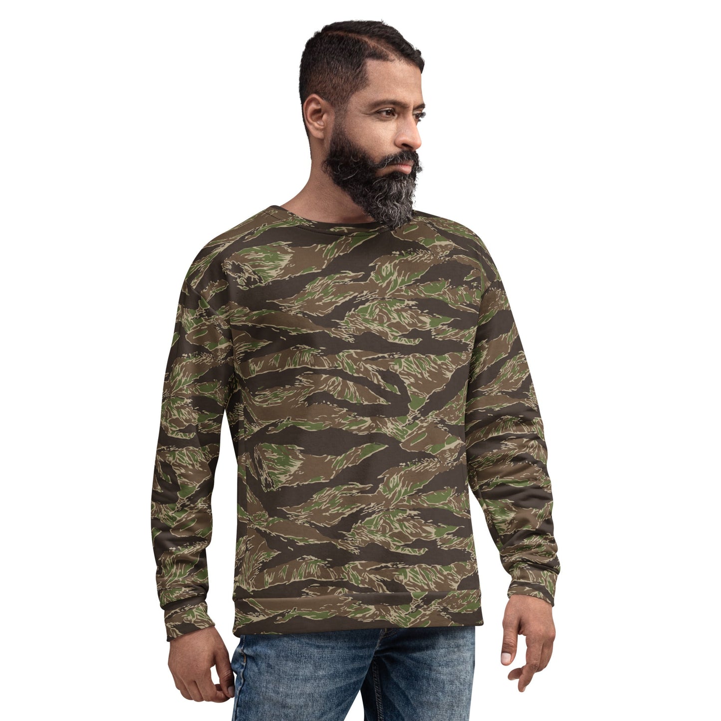 American Tiger Stripe Multi-terrain CAMO Unisex Sweatshirt - Sweatshirts