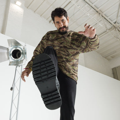 American Tiger Stripe Multi-terrain CAMO Unisex Sweatshirt - Sweatshirts