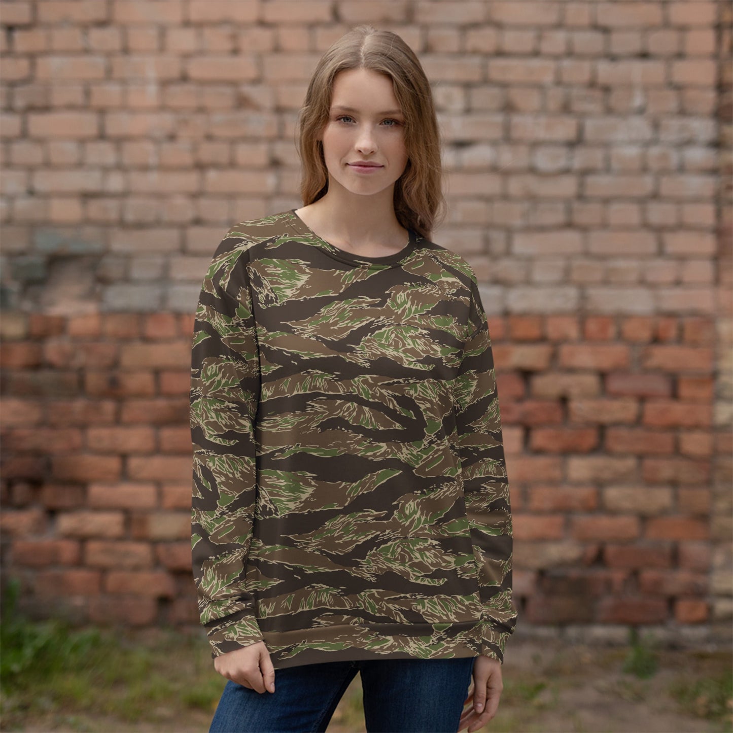 American Tiger Stripe Multi-terrain CAMO Unisex Sweatshirt - Sweatshirts