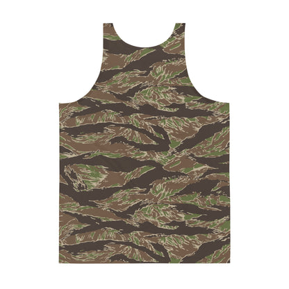American Tiger Stripe Multi-terrain CAMO Unisex Tank Top - Tops