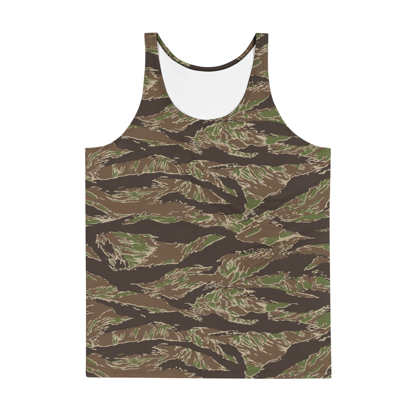 American Tiger Stripe Multi-terrain CAMO Unisex Tank Top - Tops