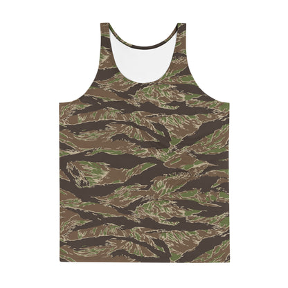 American Tiger Stripe Multi-terrain CAMO Unisex Tank Top - Tops