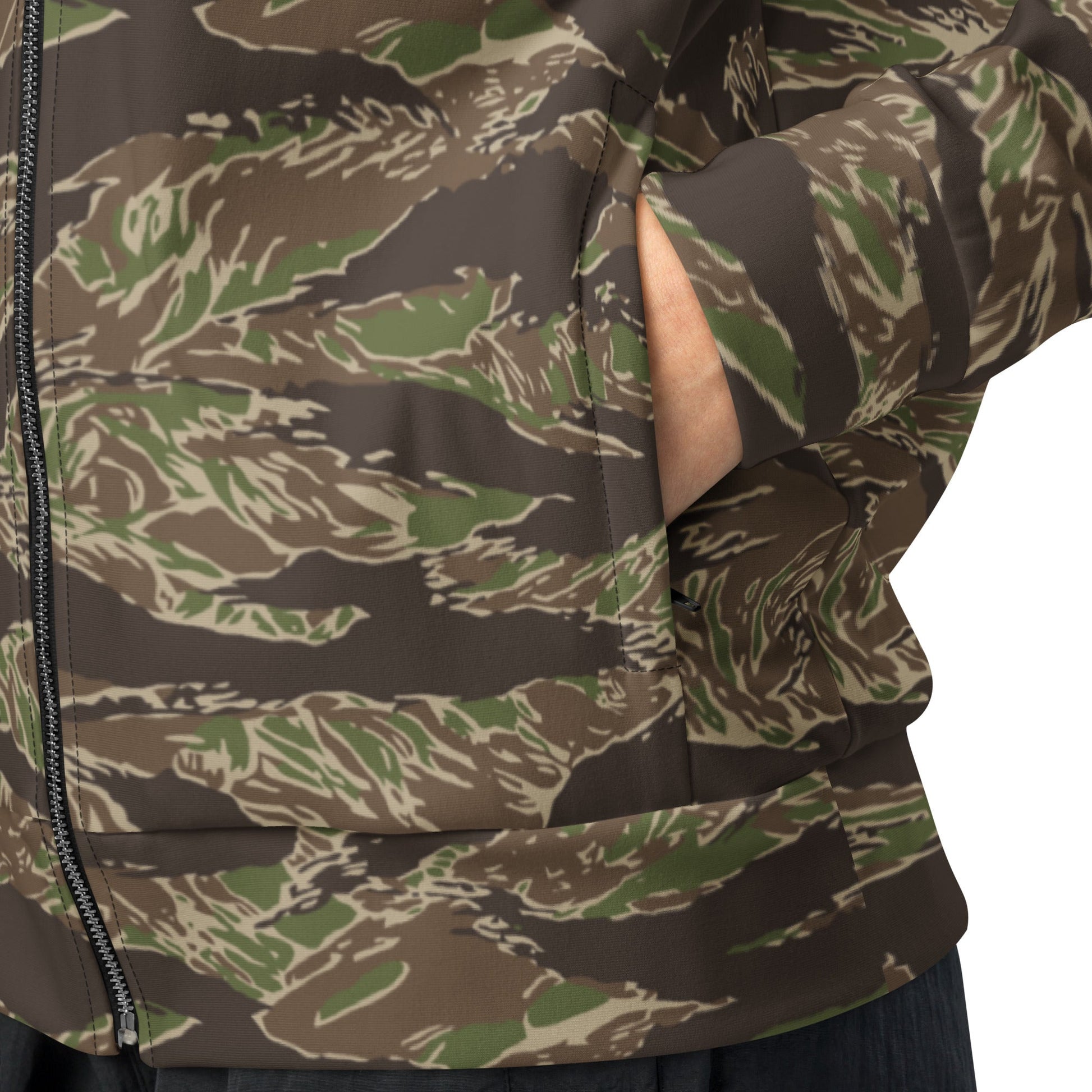 American Tiger Stripe Multi-terrain CAMO Unisex track jacket - Track Jackets