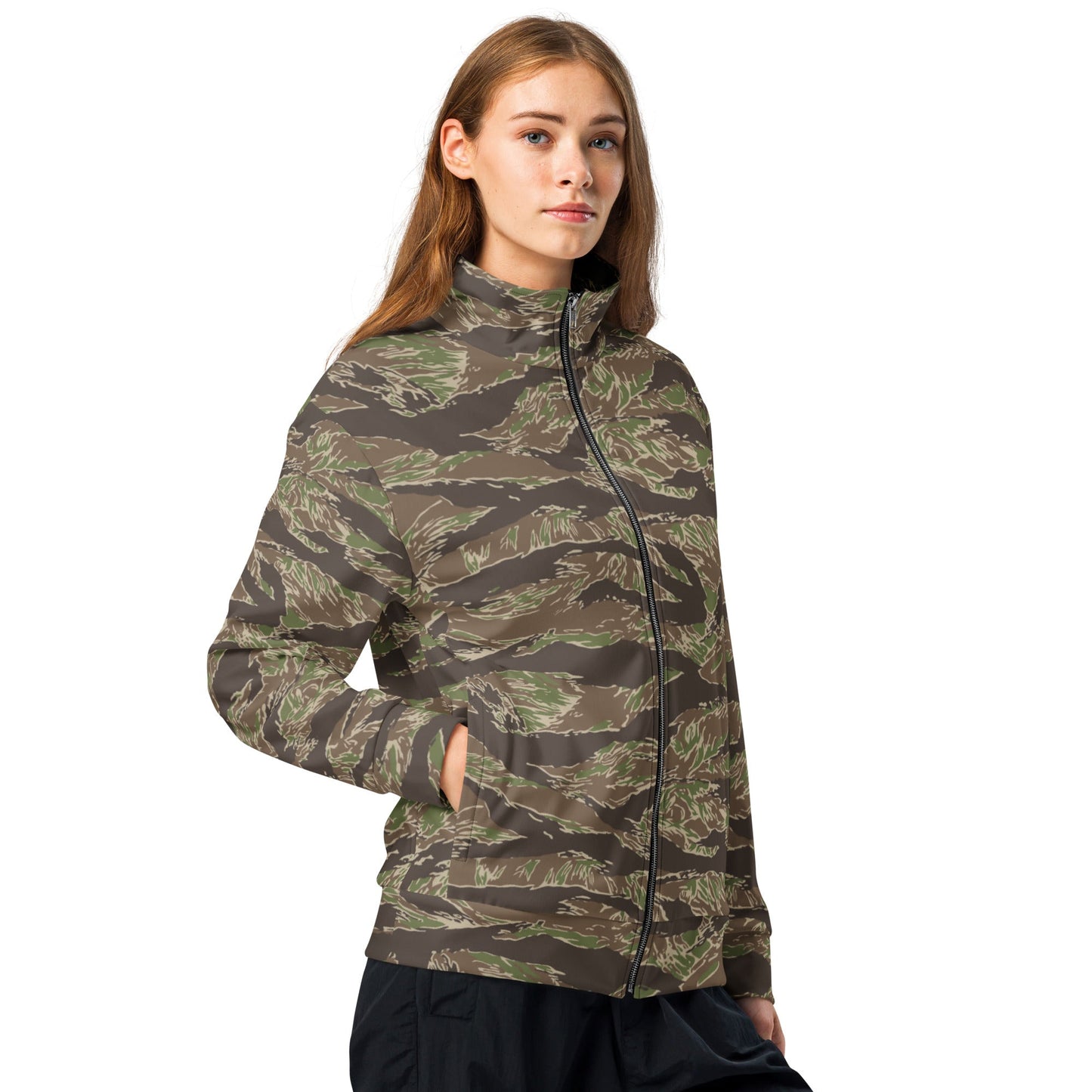 American Tiger Stripe Multi-terrain CAMO Unisex track jacket - Track Jackets