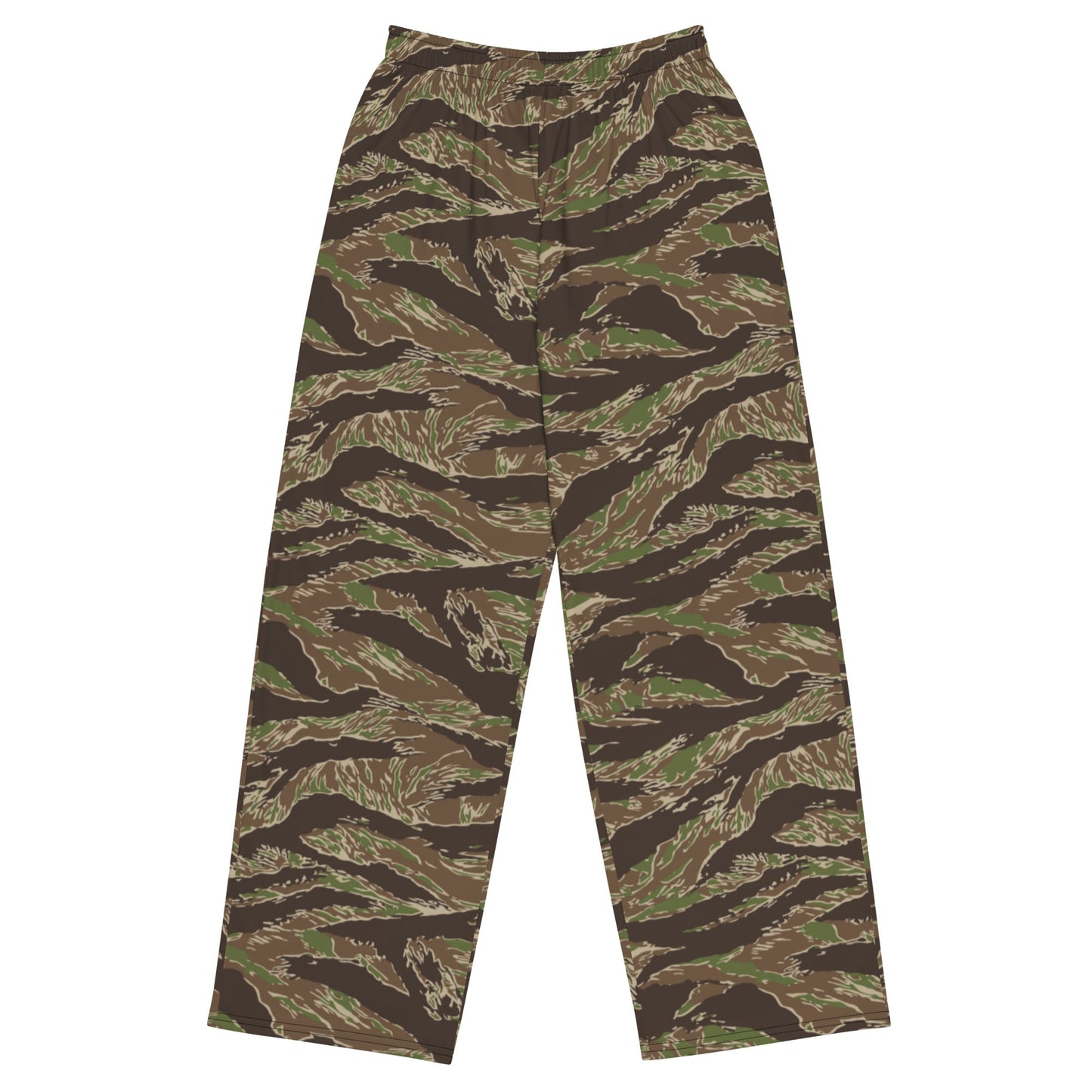 American Tiger Stripe Multi-terrain CAMO unisex wide-leg pants - 2XS - Wide-leg Pants