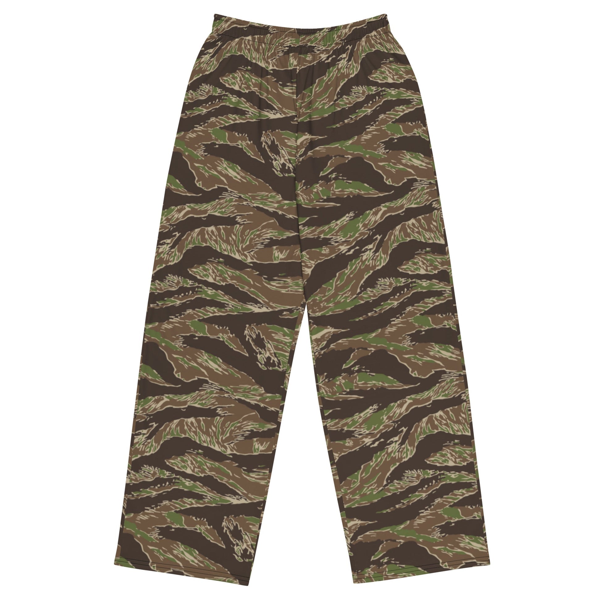 American Tiger Stripe Multi-terrain CAMO unisex wide-leg pants - 2XS - Wide-leg Pants
