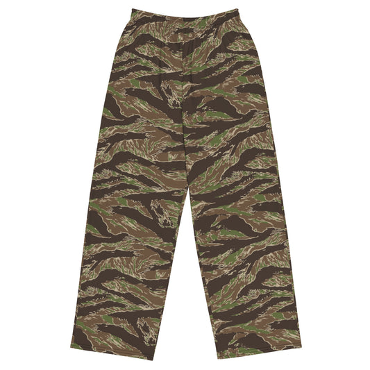 American Tiger Stripe Multi-terrain CAMO unisex wide-leg pants - 2XS - Wide-leg Pants