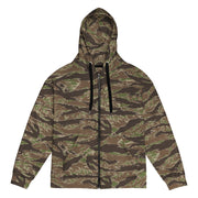 Tiger Stripe Multi-terrain CAMO Unisex Zip Hoodie - 2XS