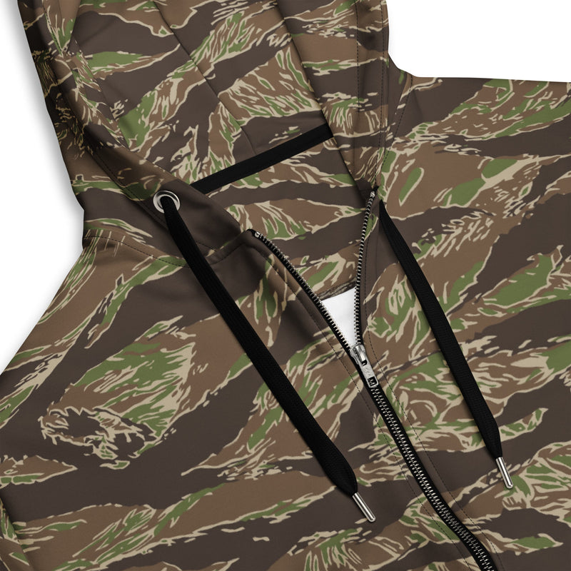 Tiger Stripe Multi-terrain CAMO Unisex Zip Hoodie