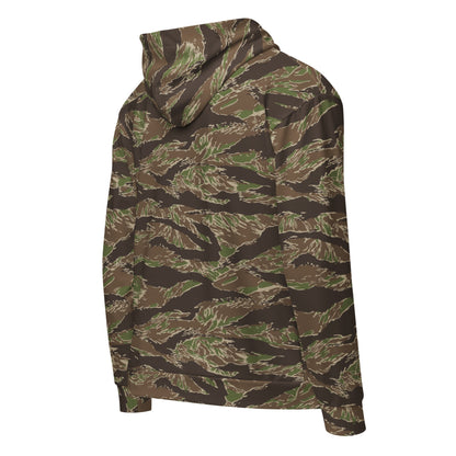American Tiger Stripe Multi-terrain CAMO Unisex zip hoodie - Zip Hoodies