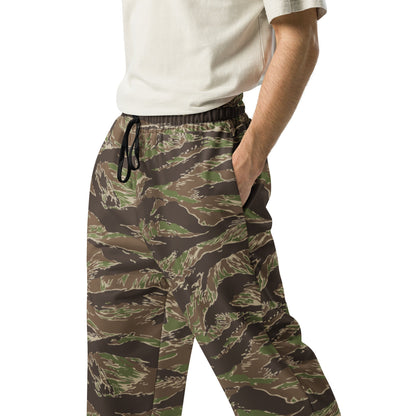 American Tiger Stripe Multi-terrain CAMO Wide-leg joggers - Joggers