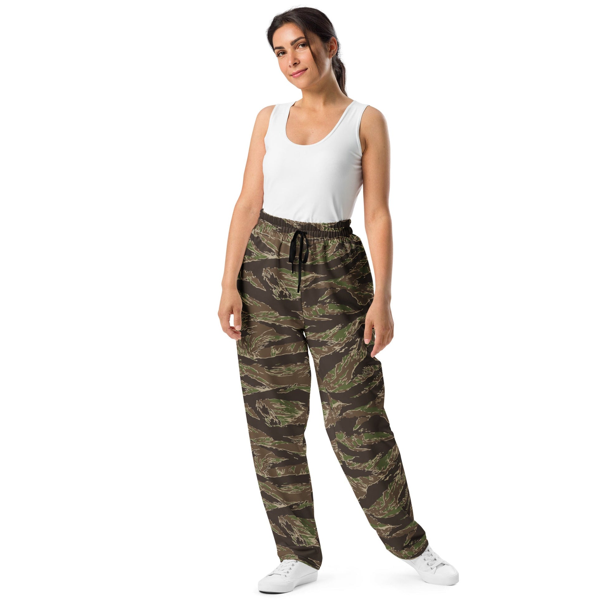 American Tiger Stripe Multi-terrain CAMO Wide-leg joggers - Joggers