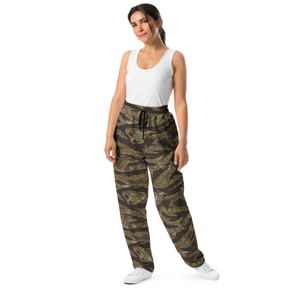 American Tiger Stripe Multi-terrain CAMO Wide-leg joggers - Joggers