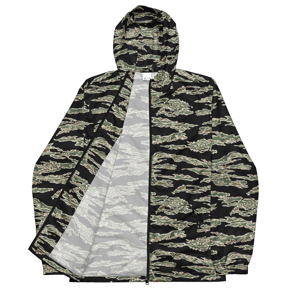 American Tiger Stripe OPFOR Sparse CAMO Men’s windbreaker - Mens Windbreaker