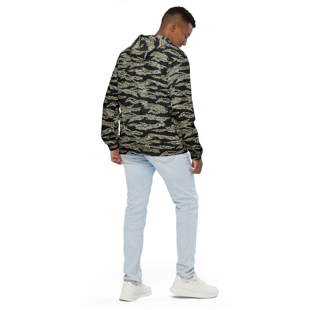 American Tiger Stripe OPFOR Sparse CAMO Men’s windbreaker - Mens Windbreaker