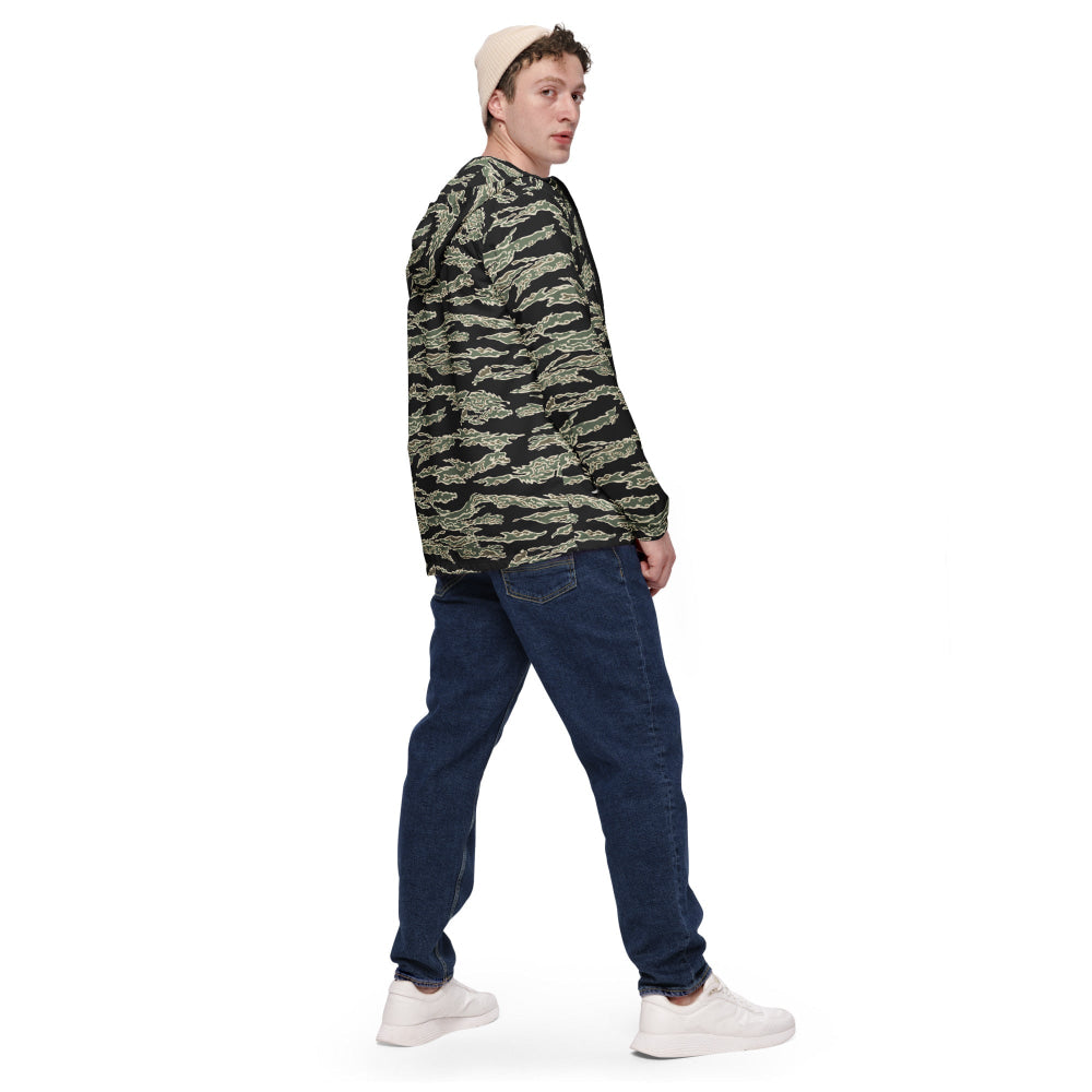 American Tiger Stripe OPFOR Sparse CAMO Men’s windbreaker - Mens Windbreaker