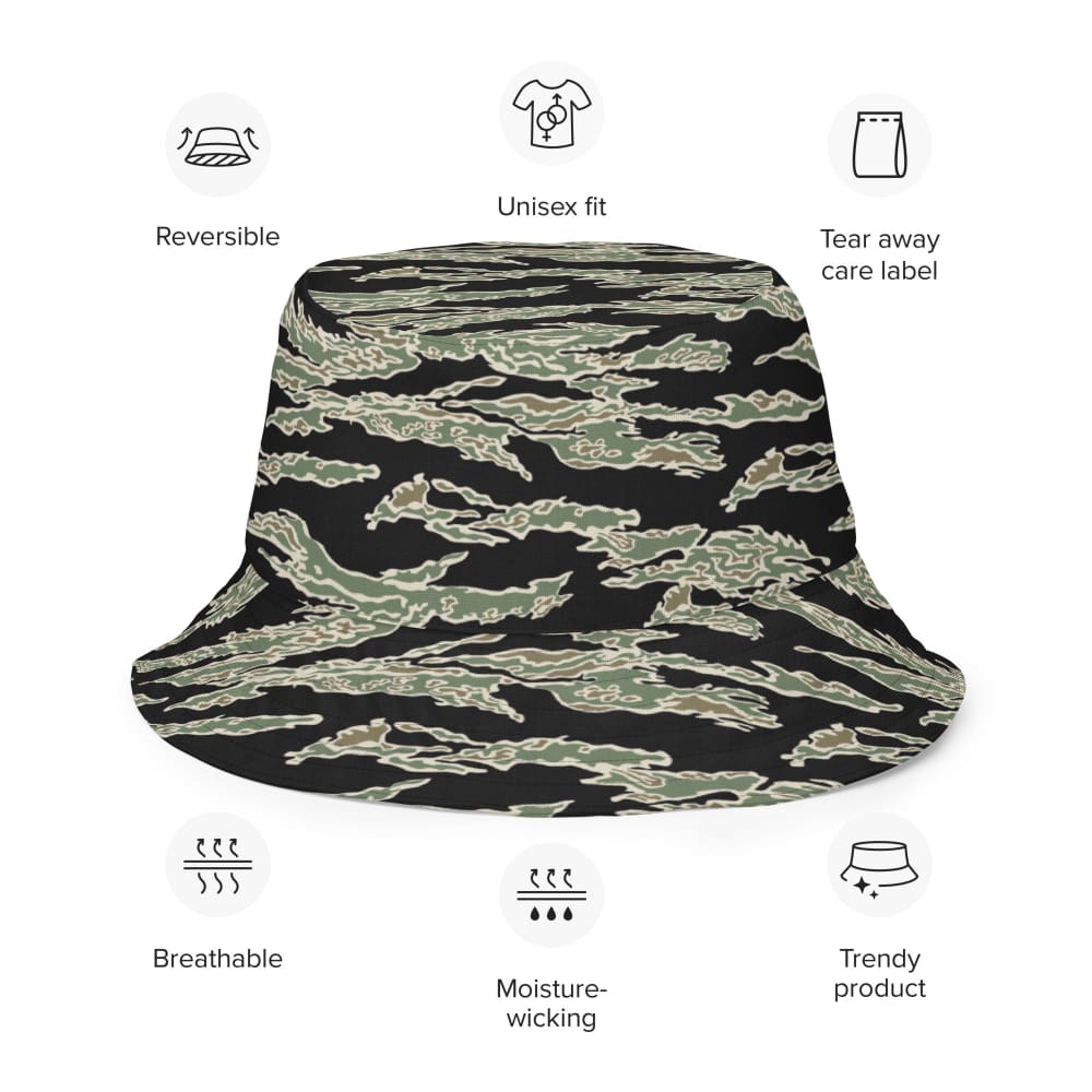 American Tiger Stripe OPFOR Sparse CAMO Reversible bucket hat