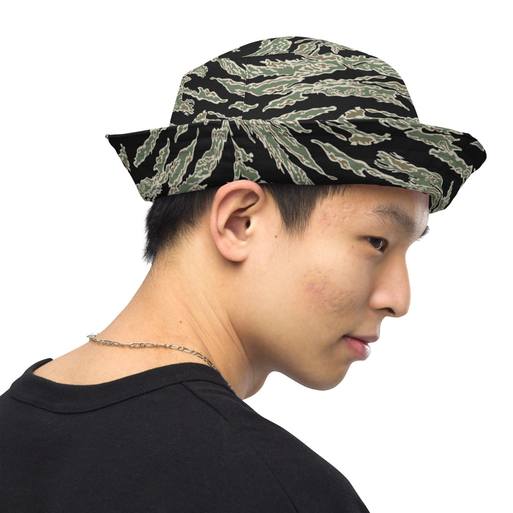 American Tiger Stripe OPFOR Sparse CAMO Reversible bucket hat - Bucket Hat