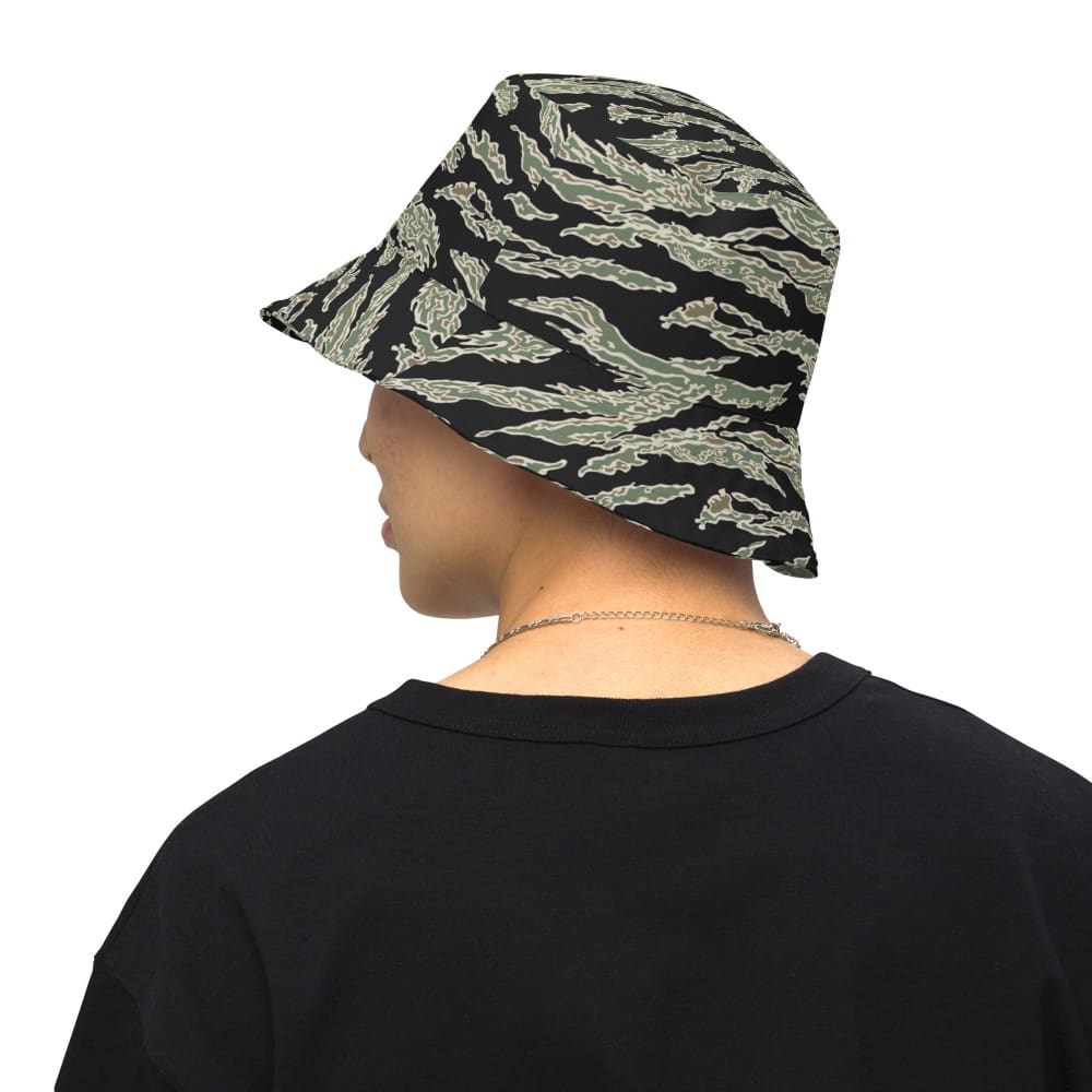 American Tiger Stripe OPFOR Sparse CAMO Reversible bucket hat - S/M