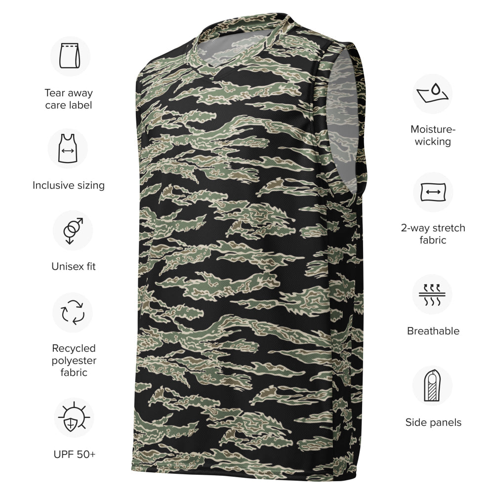 American Tiger Stripe OPFOR Sparse CAMO unisex basketball jersey - Unisex Basketball Jersey