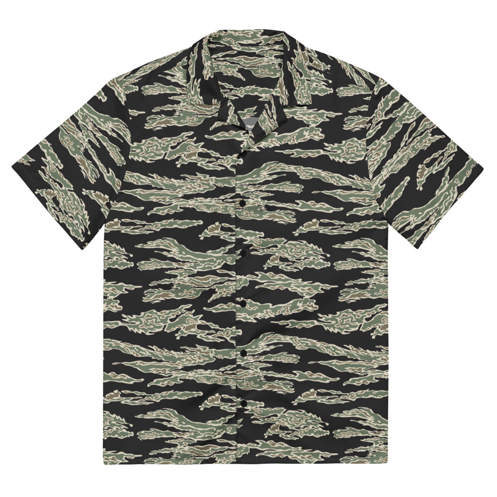 American Tiger Stripe OPFOR Sparse CAMO Unisex button shirt - 2XS - Button Shirt