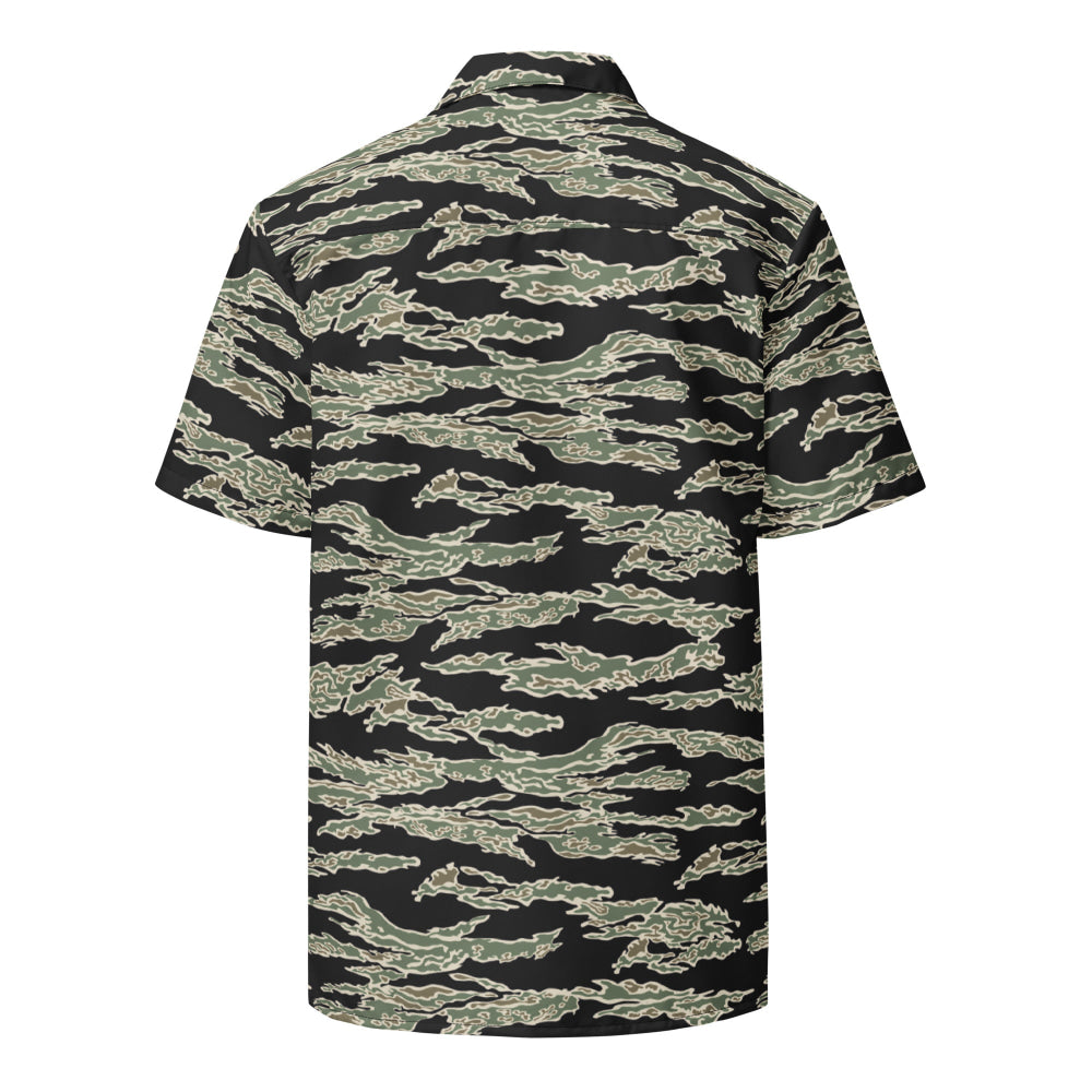 American Tiger Stripe OPFOR Sparse CAMO Unisex button shirt - Button Shirt