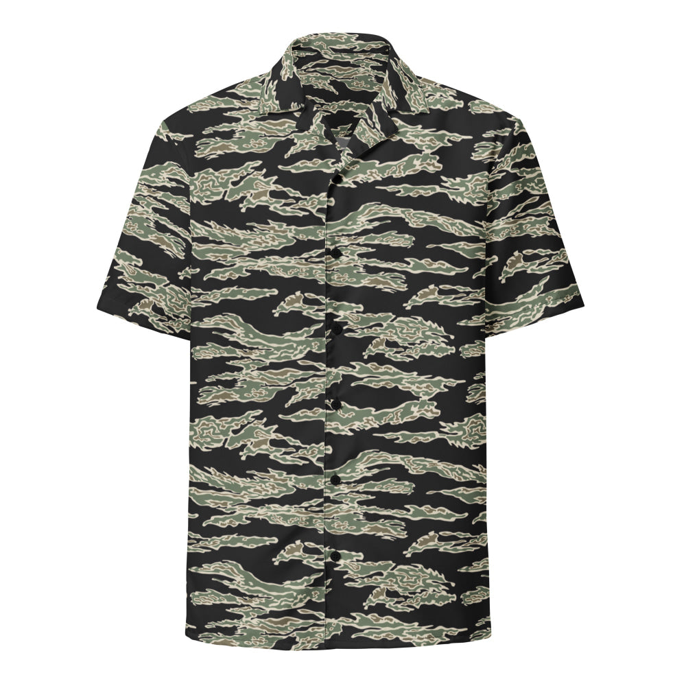 American Tiger Stripe OPFOR Sparse CAMO Unisex button shirt - Button Shirt