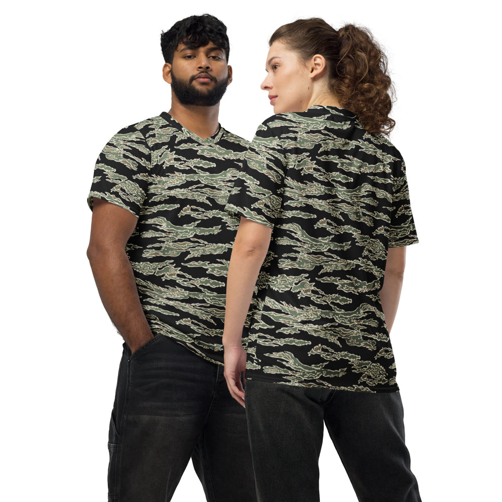 American Tiger Stripe OPFOR Sparse CAMO unisex sports jersey - 2XS - Unisex Sports Jersey