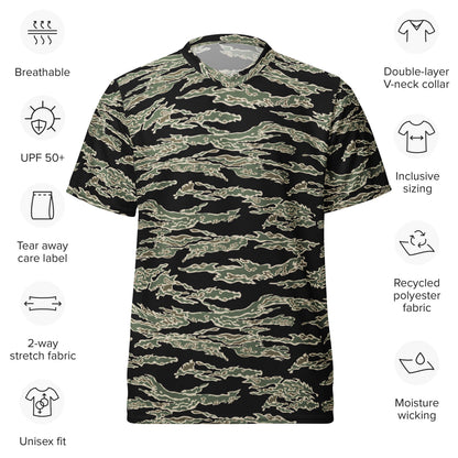 American Tiger Stripe OPFOR Sparse CAMO unisex sports jersey - Unisex Sports Jersey