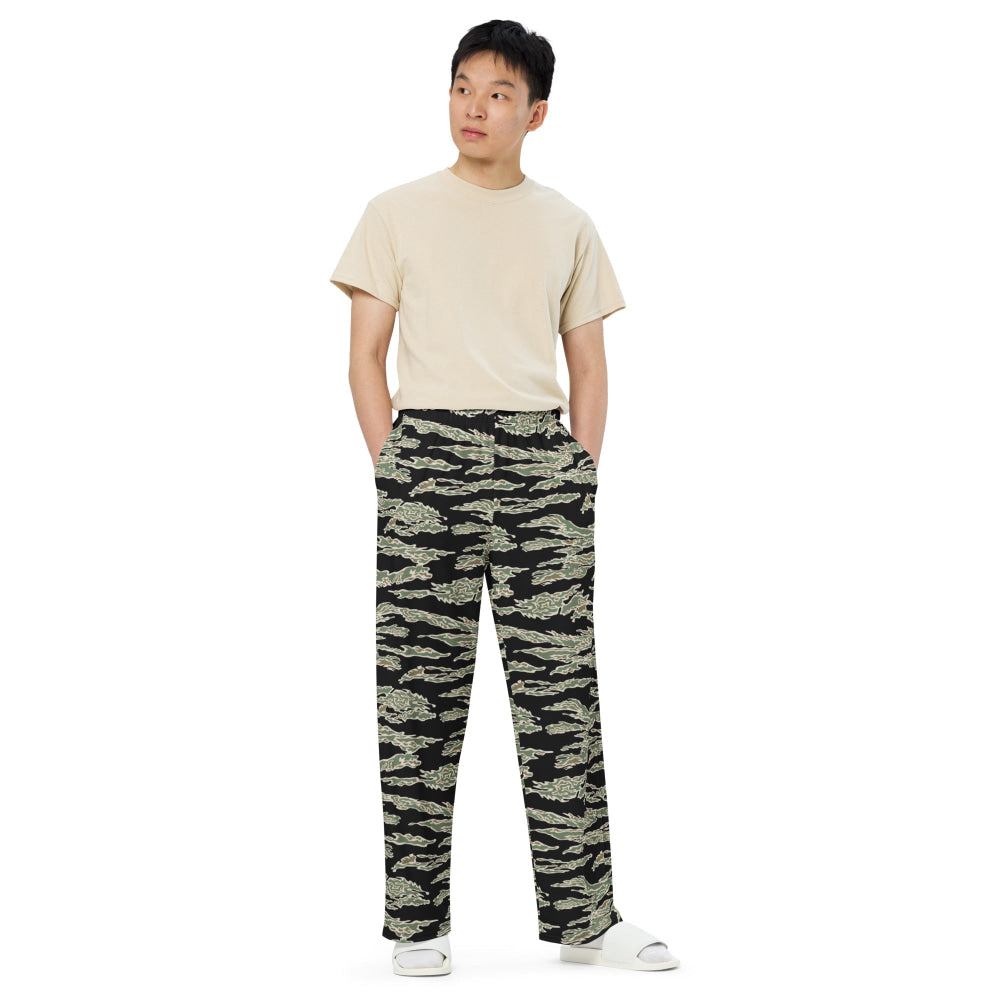 American Tiger Stripe OPFOR Sparse CAMO unisex wide-leg pants - Unisex Wide-Leg Pants