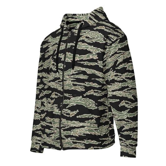 American Tiger Stripe OPFOR Sparse CAMO Unisex zip hoodie - 2XS
