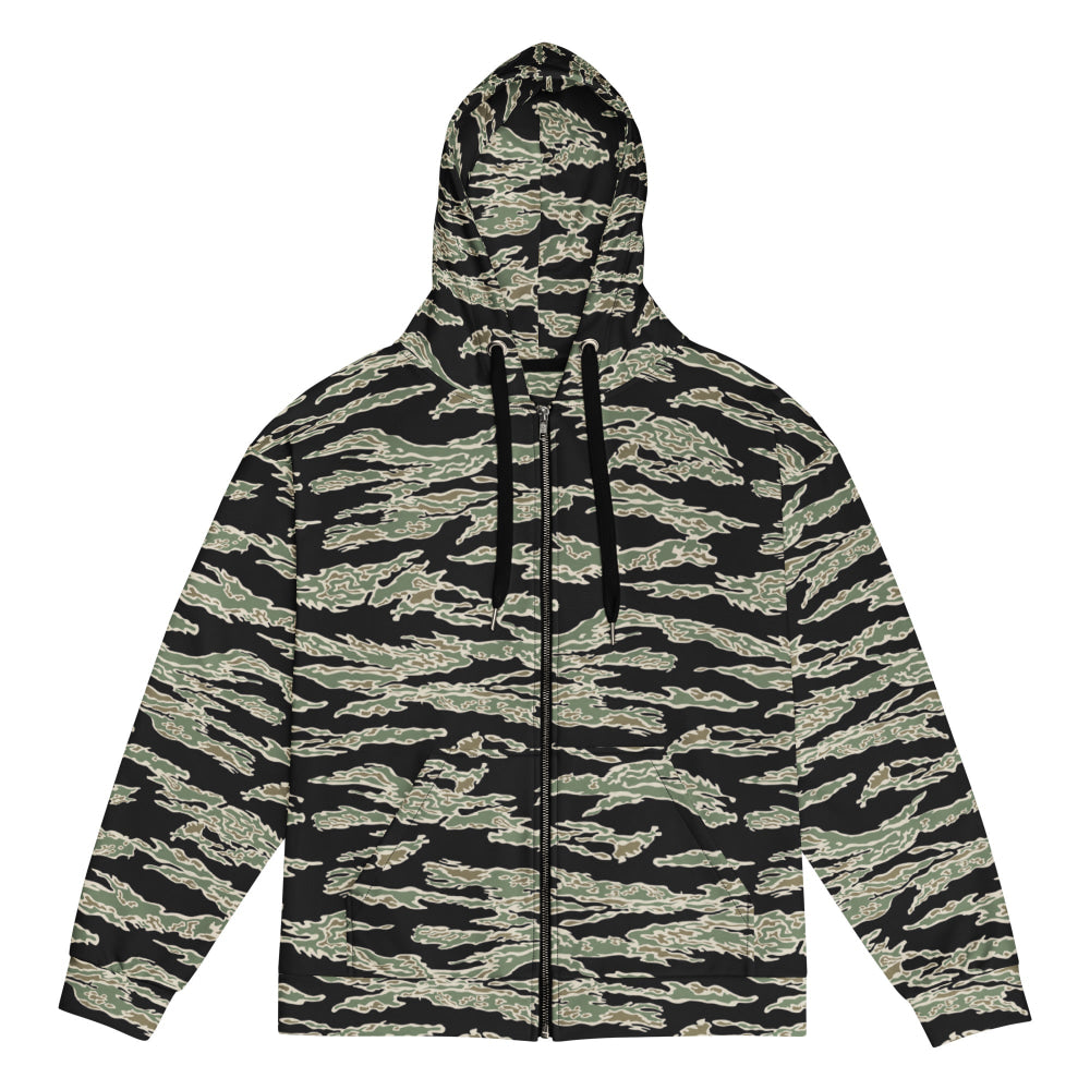 American Tiger Stripe OPFOR Sparse CAMO Unisex zip hoodie - 2XS - Zip Hoodie