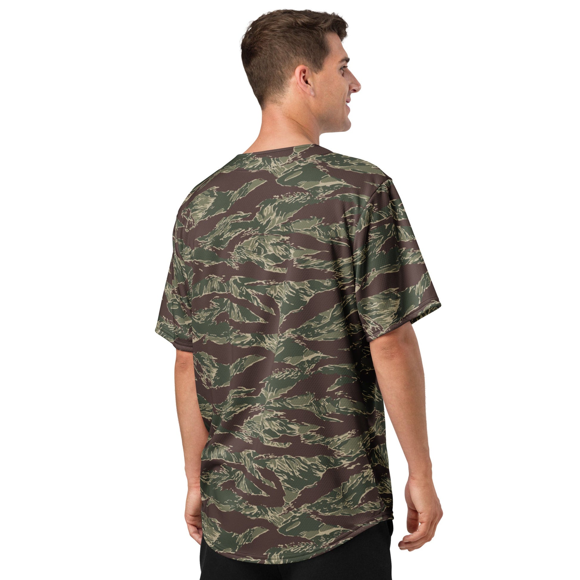 American Tiger Stripe Ridgeback CAMO baseball jersey - Baseball Jerseys