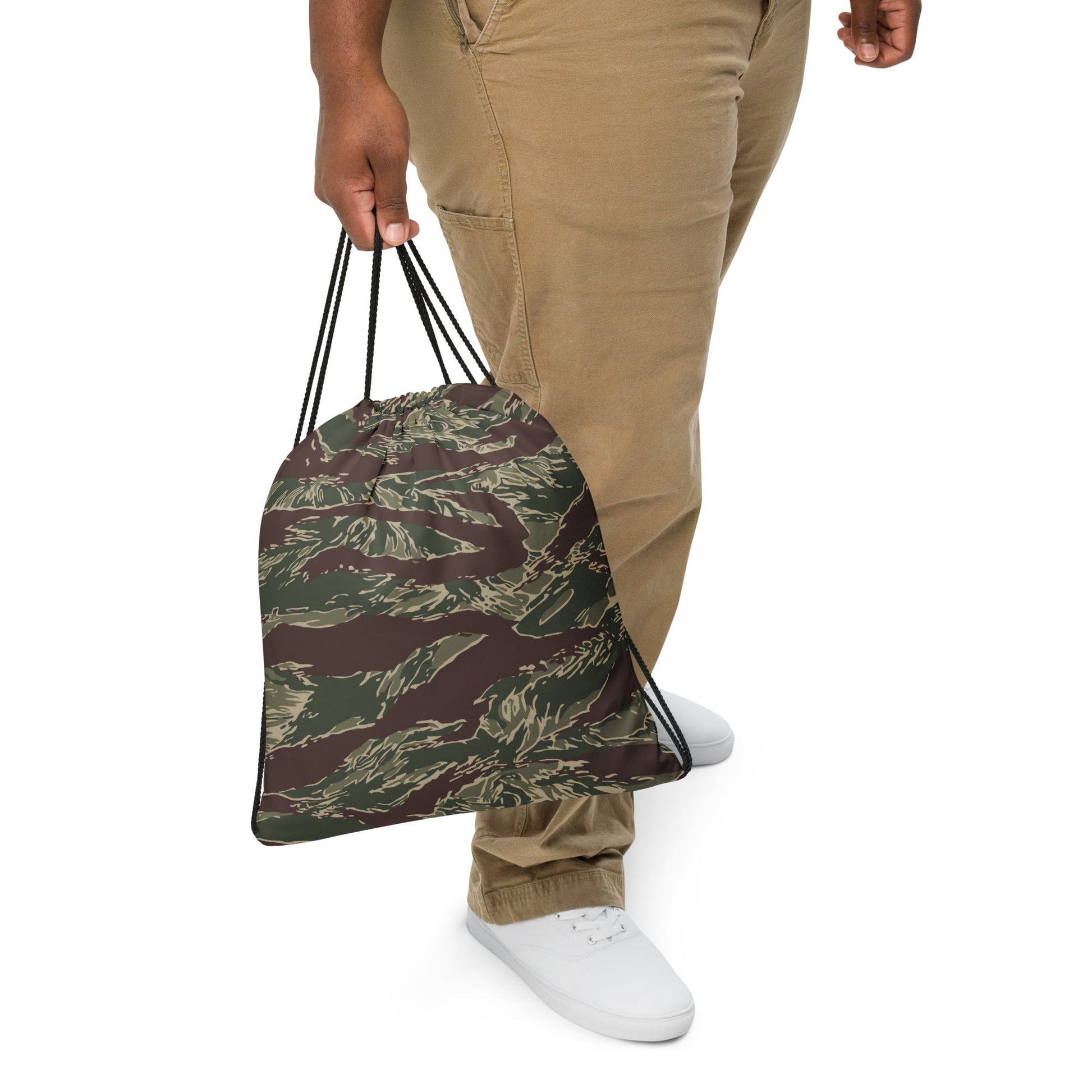 American Tiger Stripe Ridgeback CAMO Drawstring Bag - Bags