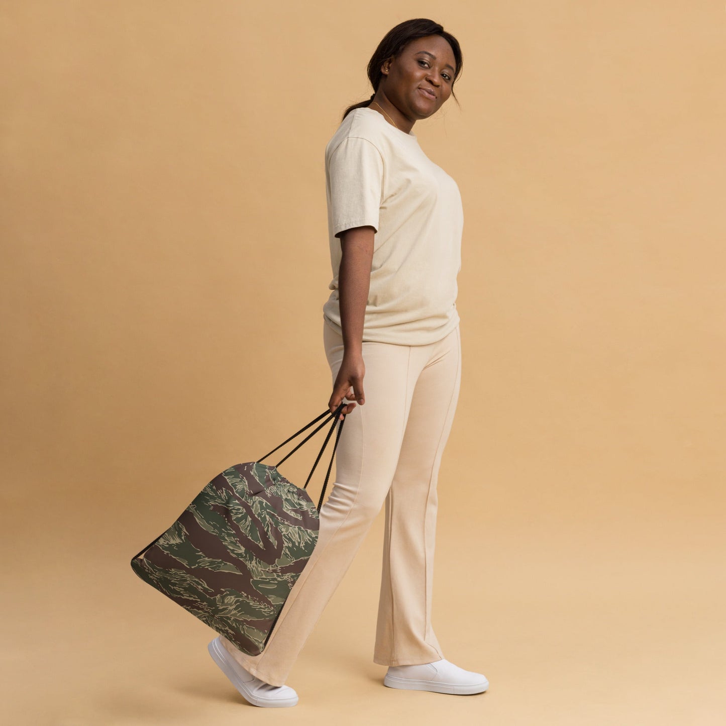 American Tiger Stripe Ridgeback CAMO Drawstring Bag - Bags