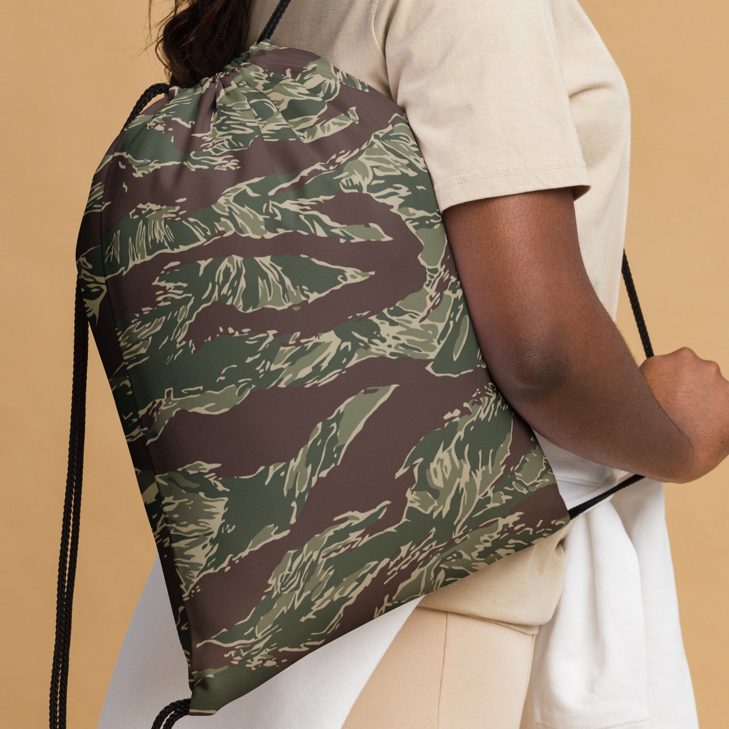 American Tiger Stripe Ridgeback CAMO Drawstring Bag - Bags