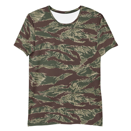 American Tiger Stripe Ridgeback CAMO Mens athletic t-shirt - Athletic T-Shirts