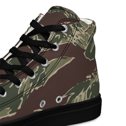 American Tiger Stripe Ridgeback CAMO Mens high top canvas shoes - High Top Canvas Shoes