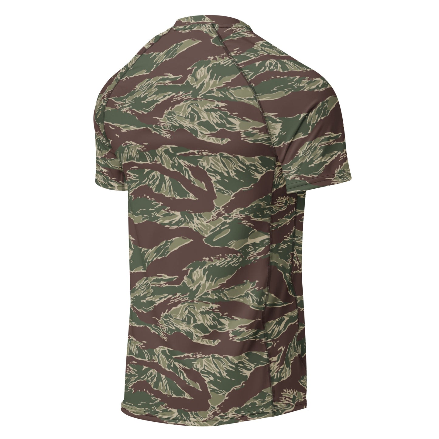 American Tiger Stripe Ridgeback CAMO Mens Short-Sleeve Rash Guard - Short-sleeve Guards