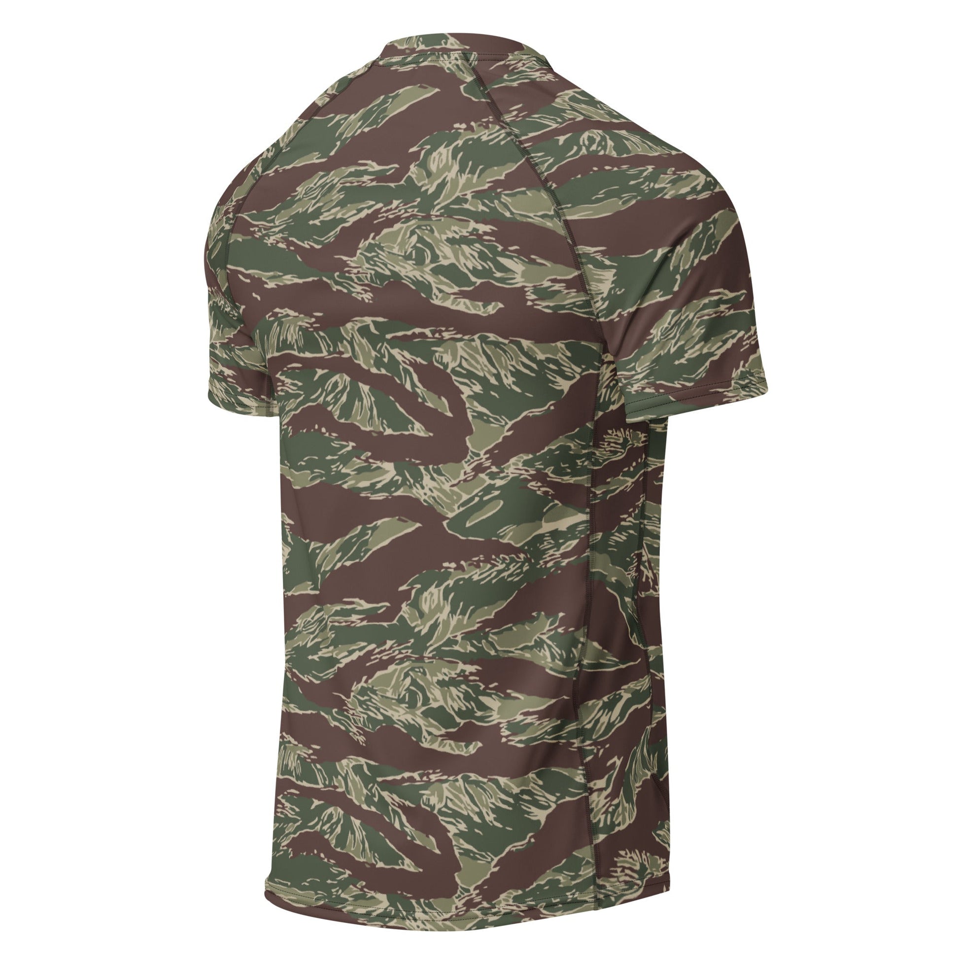 American Tiger Stripe Ridgeback CAMO Mens Short-Sleeve Rash Guard - Short-sleeve Guards