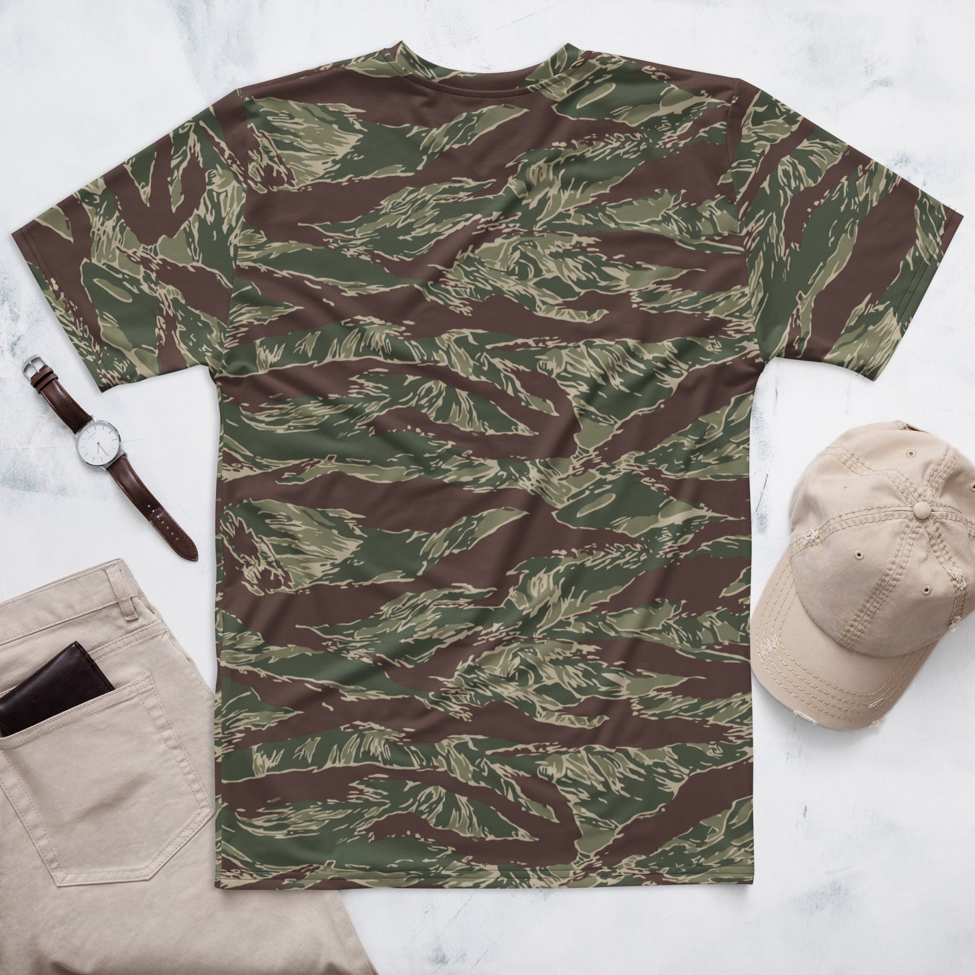 American Tiger Stripe Ridgeback CAMO Mens t-shirt - T-Shirts