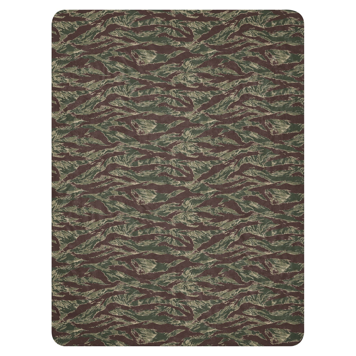 American Tiger Stripe Ridgeback CAMO Sherpa blanket - Blankets