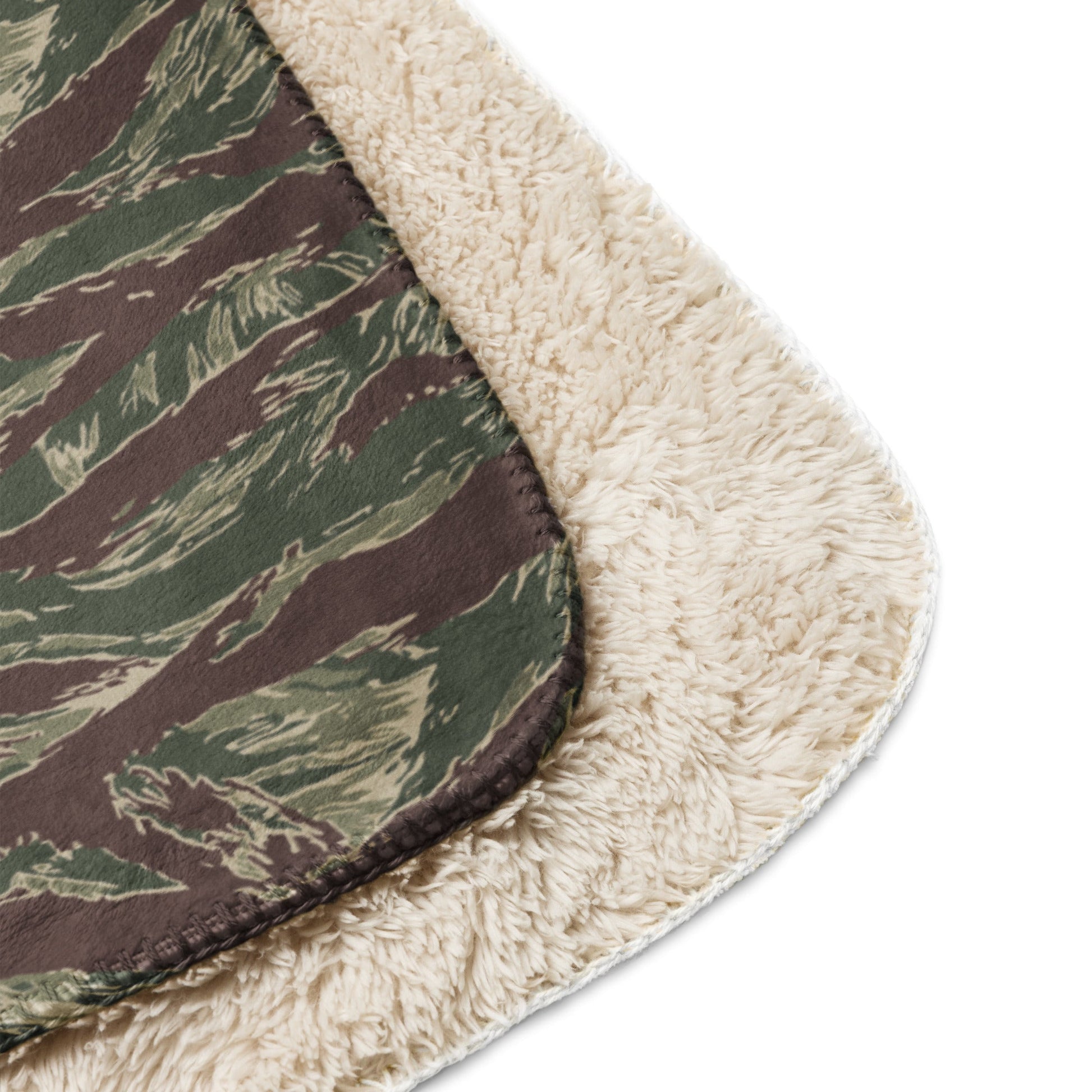 American Tiger Stripe Ridgeback CAMO Sherpa blanket - Blankets