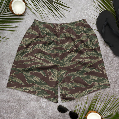 American Tiger Stripe Ridgeback CAMO Unisex Athletic Long Shorts