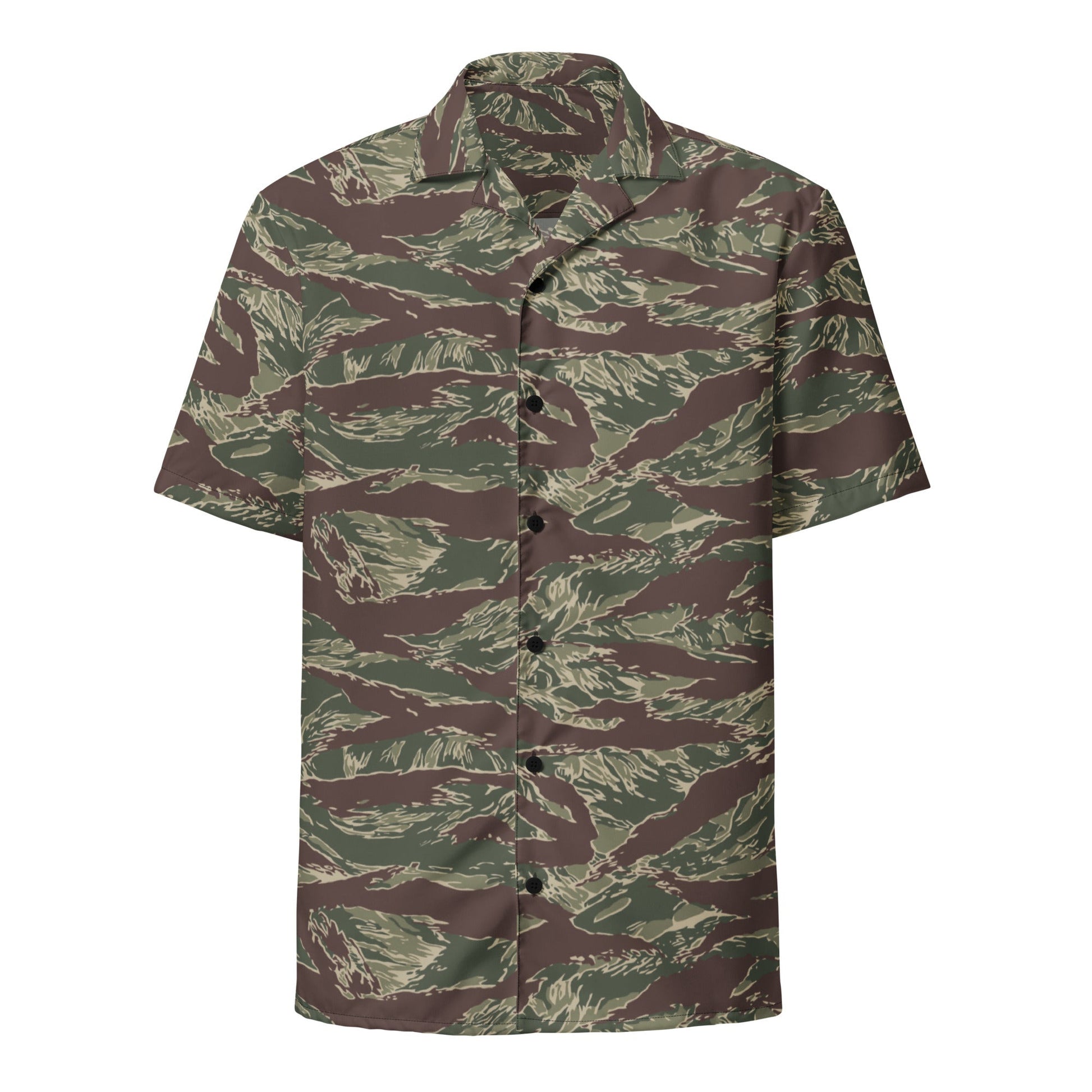 American Tiger Stripe Ridgeback CAMO Unisex button shirt - Button Shirts