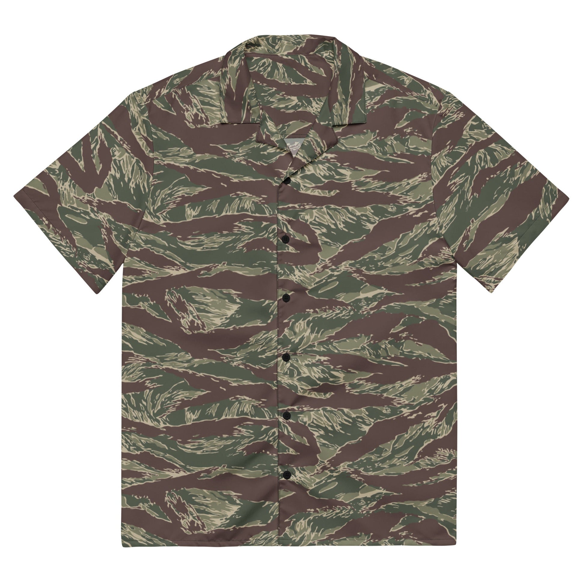 American Tiger Stripe Ridgeback CAMO Unisex button shirt - 2XS - Button Shirts