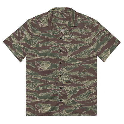 American Tiger Stripe Ridgeback CAMO Unisex button shirt - 2XS - Button Shirts