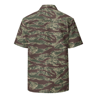 American Tiger Stripe Ridgeback CAMO Unisex button shirt - Button Shirts