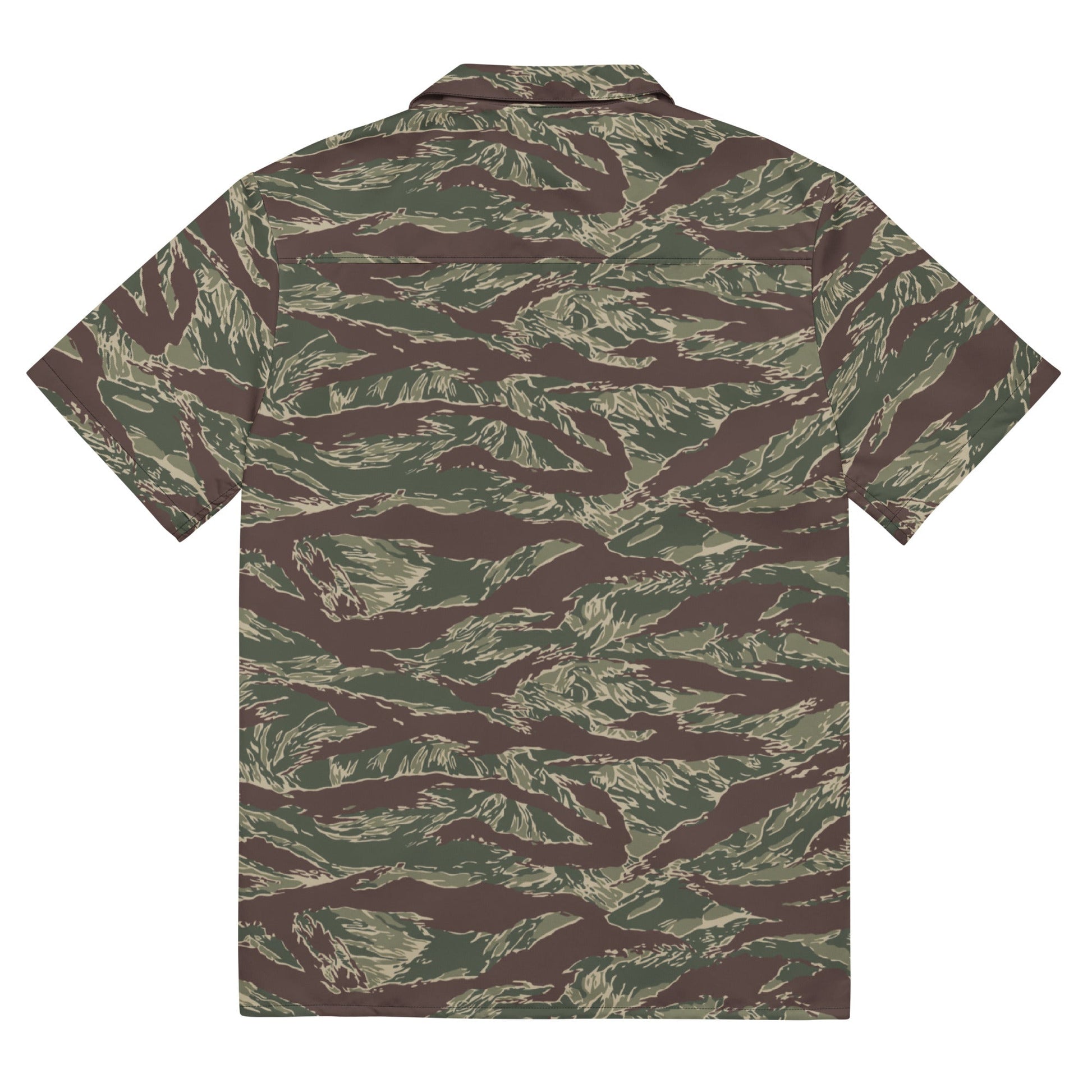 American Tiger Stripe Ridgeback CAMO Unisex button shirt - Button Shirts