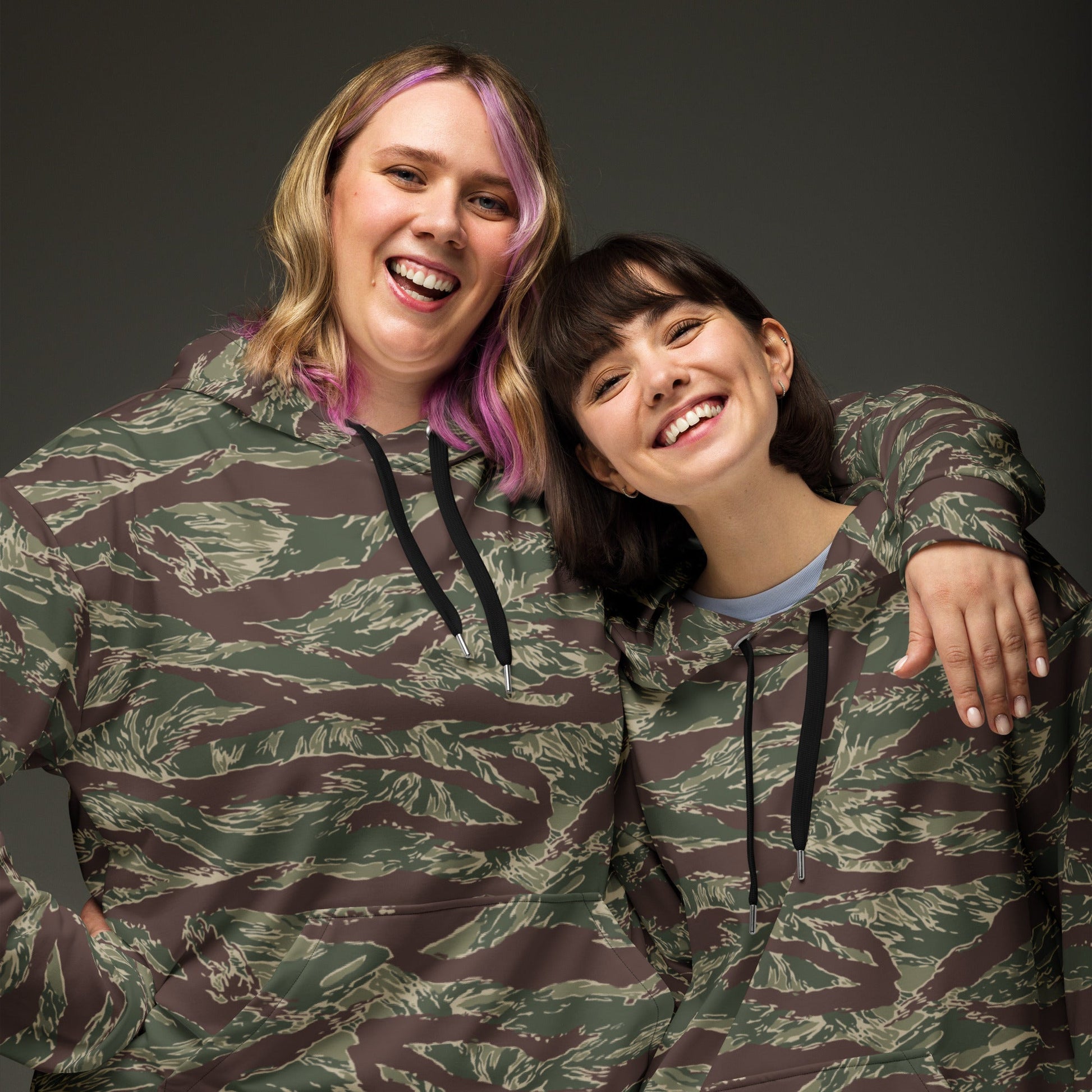 American Tiger Stripe Ridgeback CAMO Unisex Hoodie - Hoodies